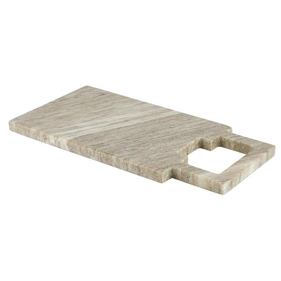 Marble Board with Square Handle - Grey