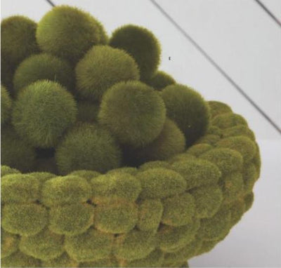 Bag of 12 - 2.5" Fuzzy Moss Balls