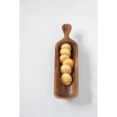 Mango Wood Bowl With Handle