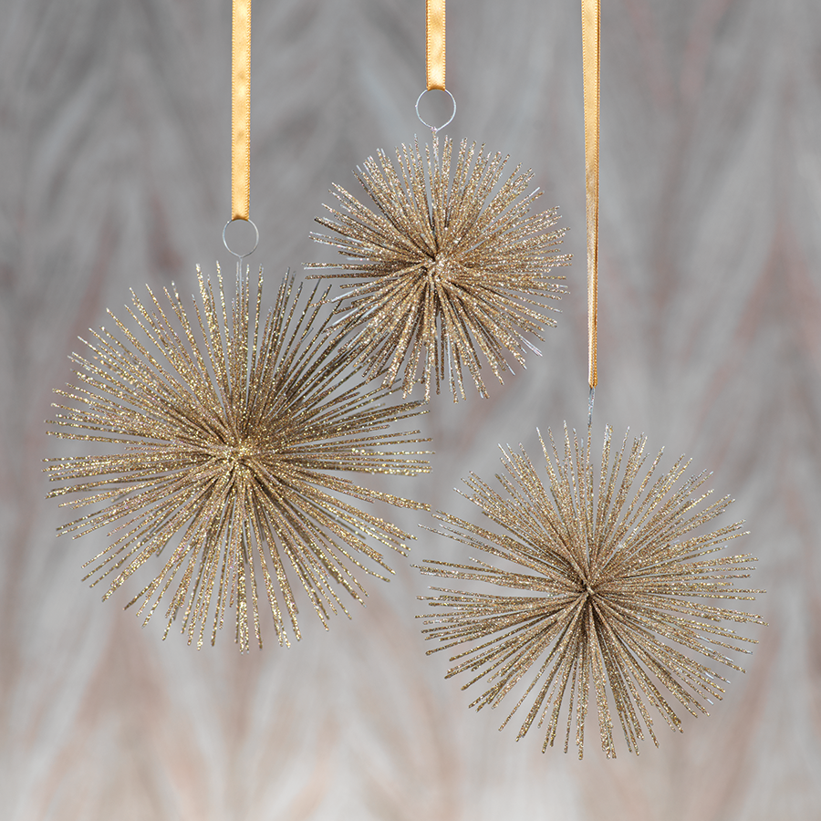 Wire Start Burst Ornament