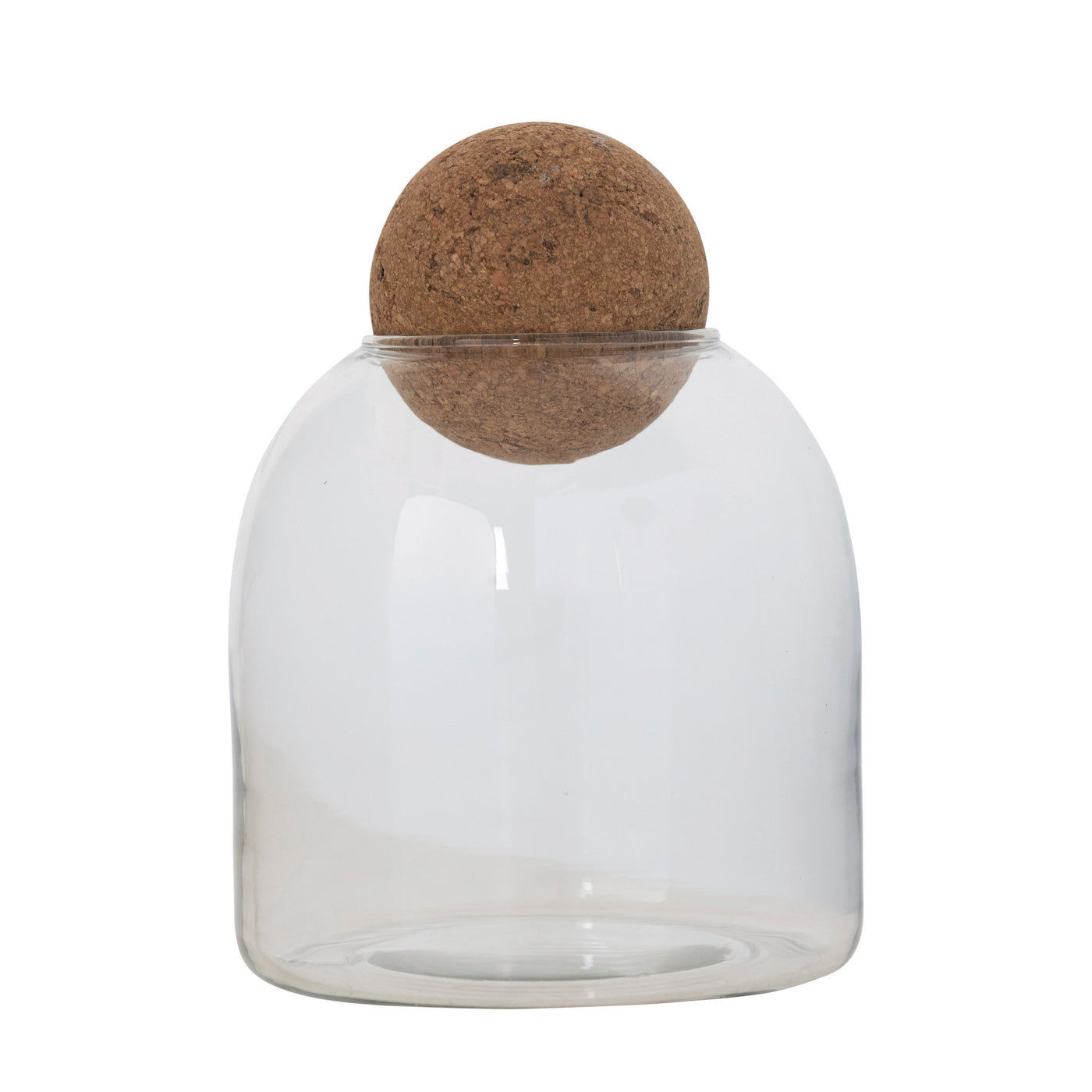 Glass Jar with Cork Lid