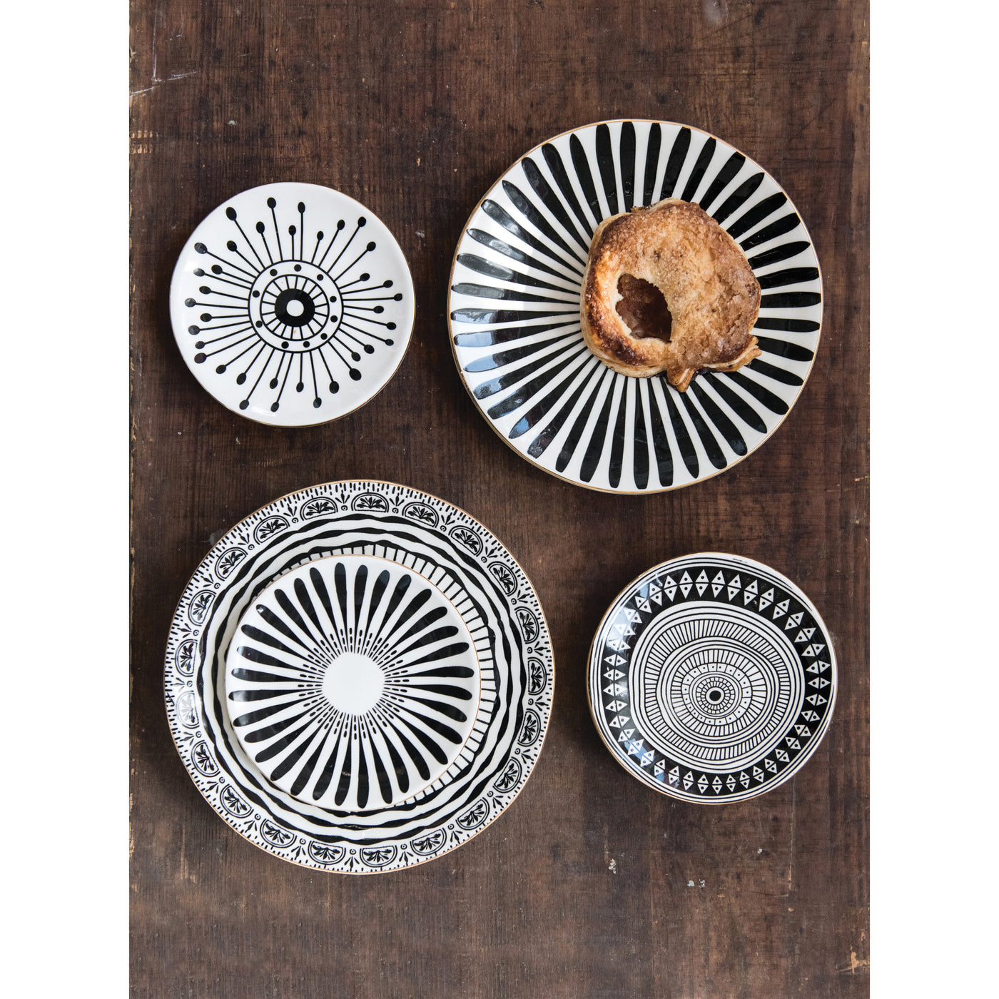 Stoneware Plates - 4 Styles