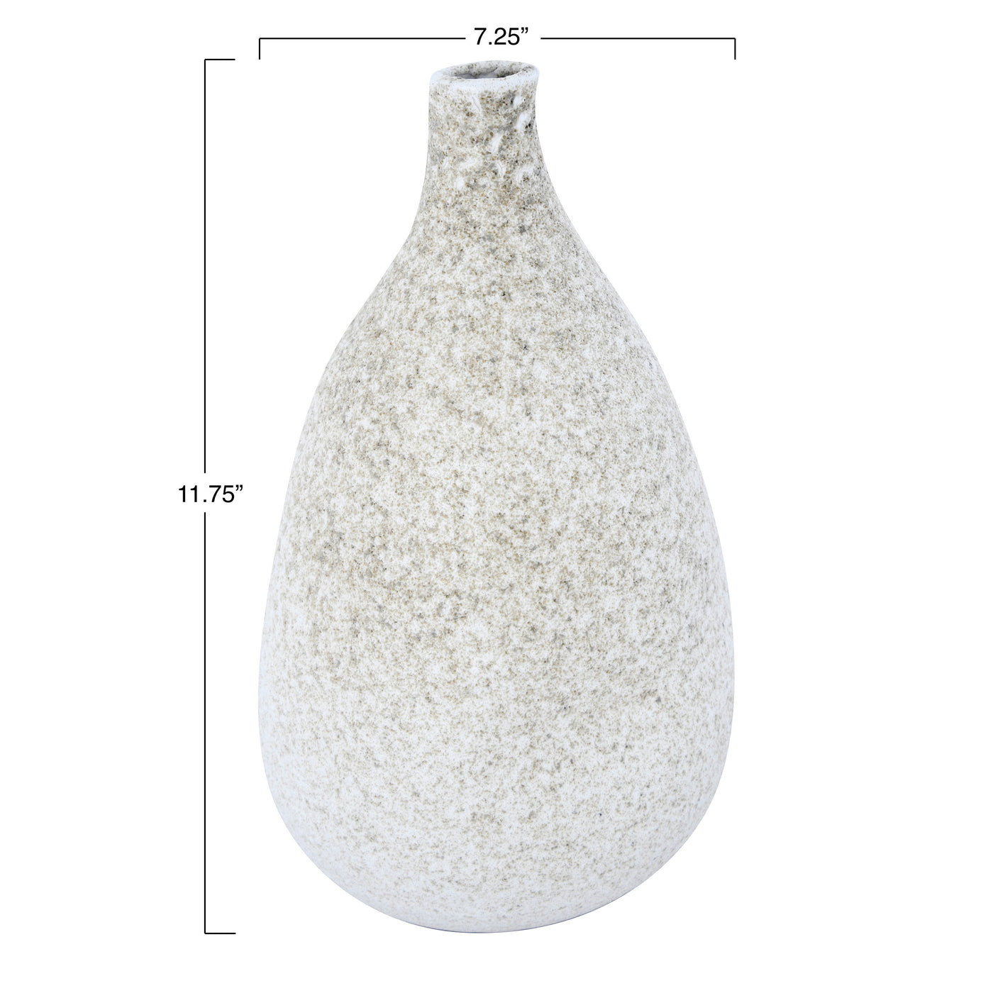 Terracotta Vase with Glaze