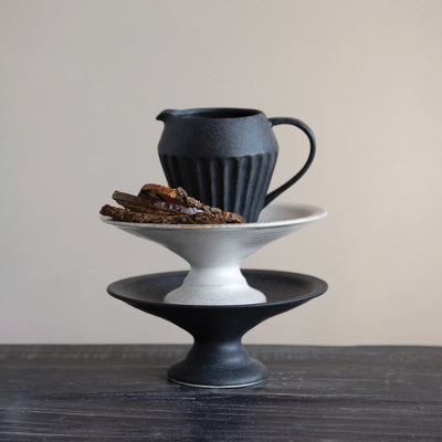 Stoneware Pedestal - 2 colors