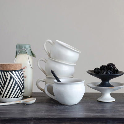 Stoneware Pedestal - 2 colors