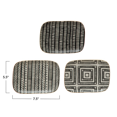 Stoneware Plate - 3 Styles
