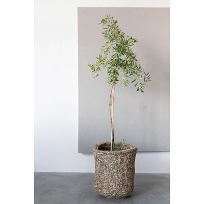 Handmade Paper Mache Pot