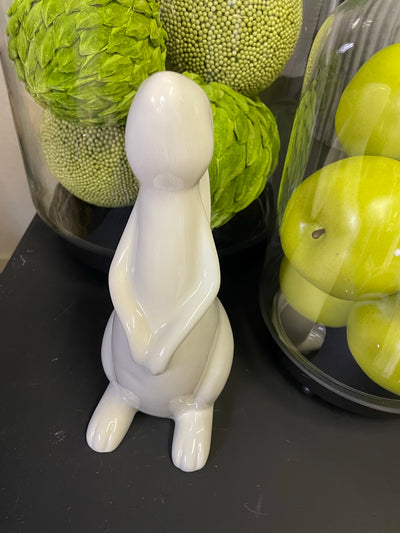 White Ceramic Bunny