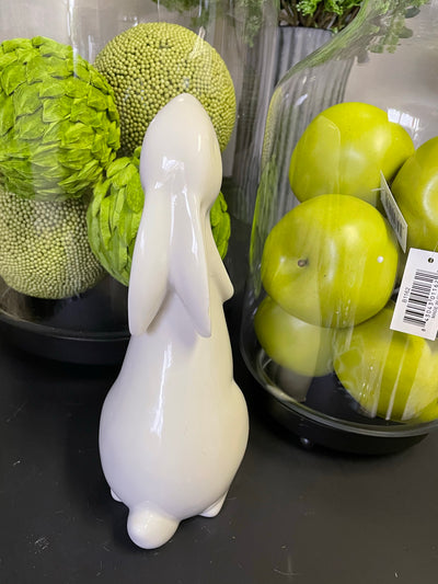 White Ceramic Bunny