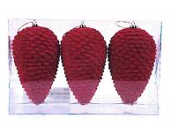 7" Red Pinecone