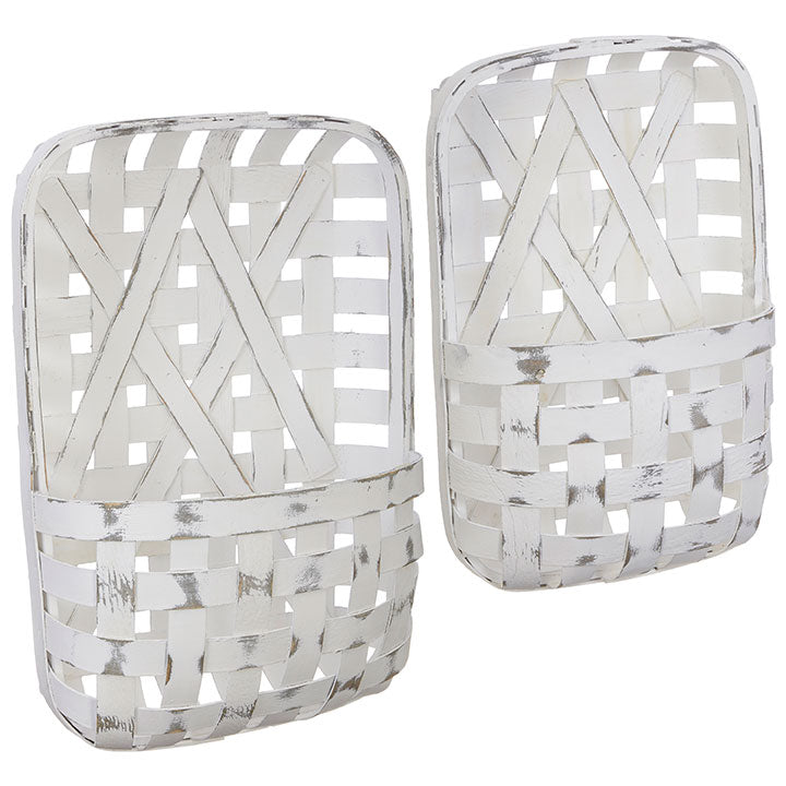 Distressed Wall Basket