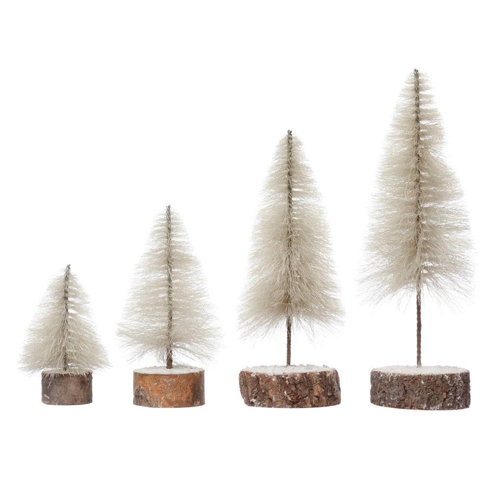 Cream Fabric String Tree Set