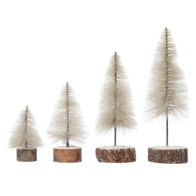 Cream Fabric String Tree Set